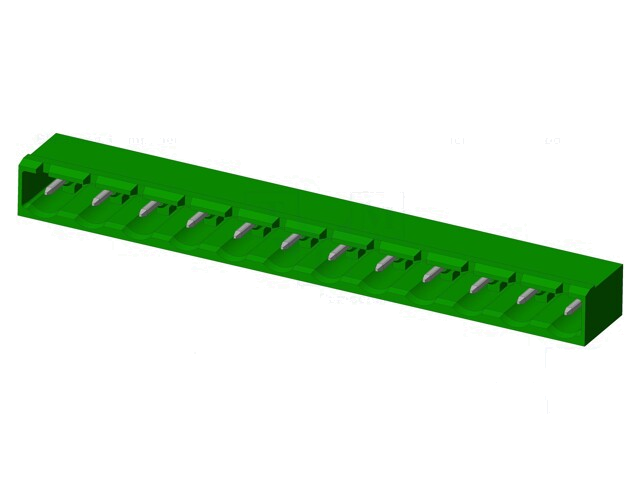 Connector: ontkoppelbare terminal strip; contact; mannelijk Connector: ontkoppelbare terminal strip; contact; mannelijk